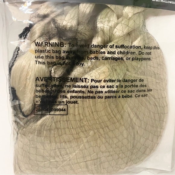 Spirit Blonde Braided Pigtails Wig Halloween - Picture 12 of 13